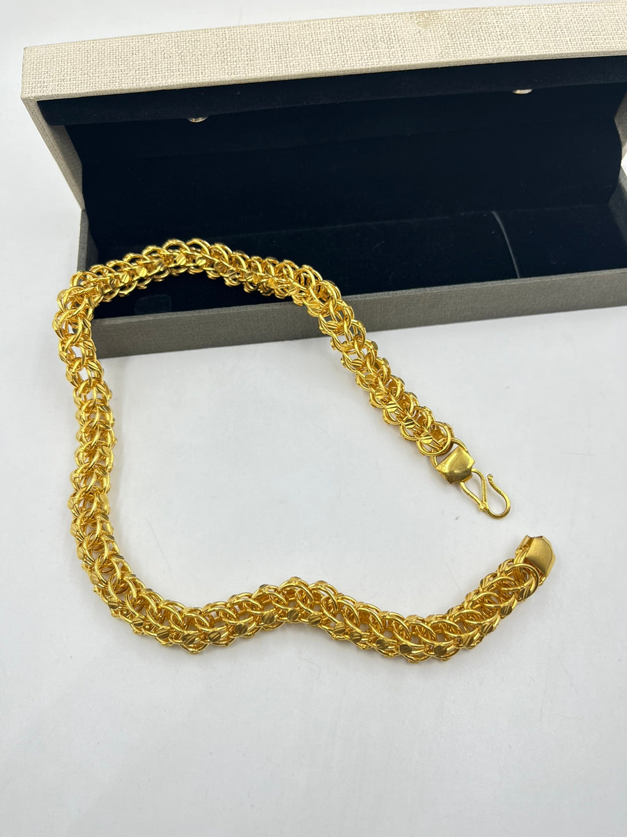 GRAM GOLD PLATING GOP CHAIN FOR MEN DESIGN A-197