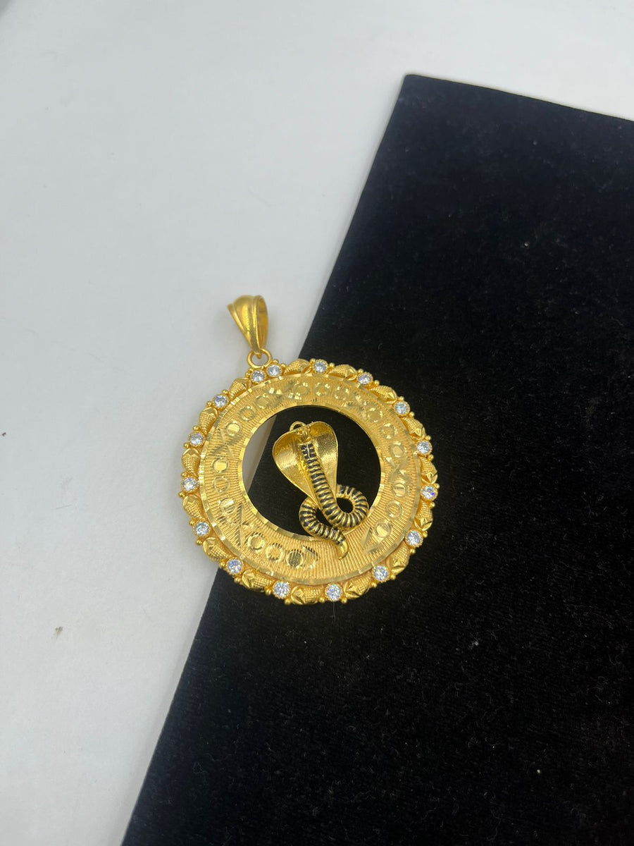 GRAM GOLD GOGA MAHARAJ PENDANT FOR MEN DESIGN A-292