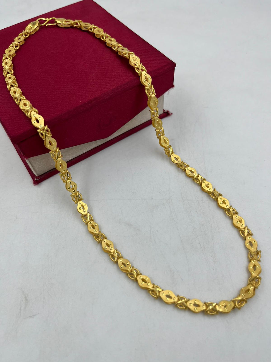 GRAM GOLD CHAIN FOR MEN DESIGN A-504 – Radhe Imitation