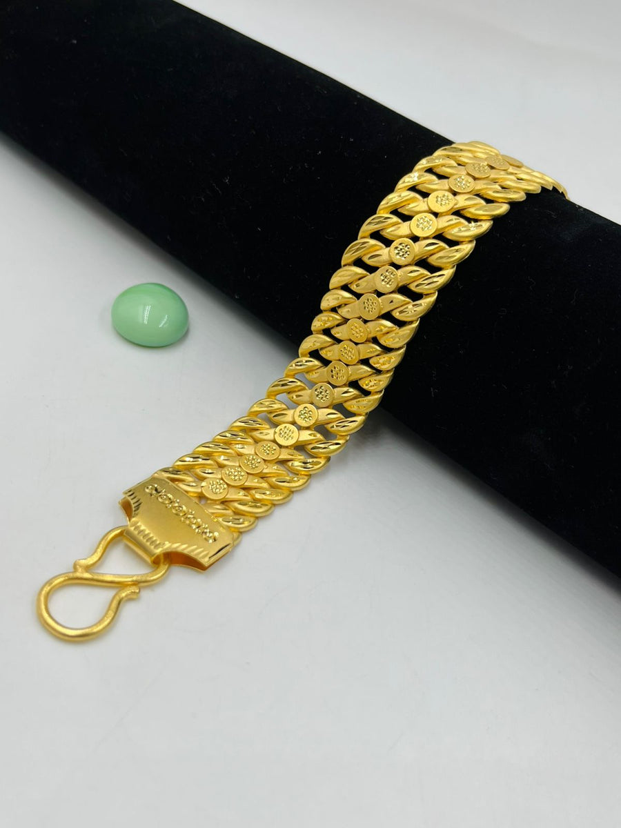 GRAM GOLD LINE SINGAPURI POKAL BRACELET FOR MEN DESIGN A-283