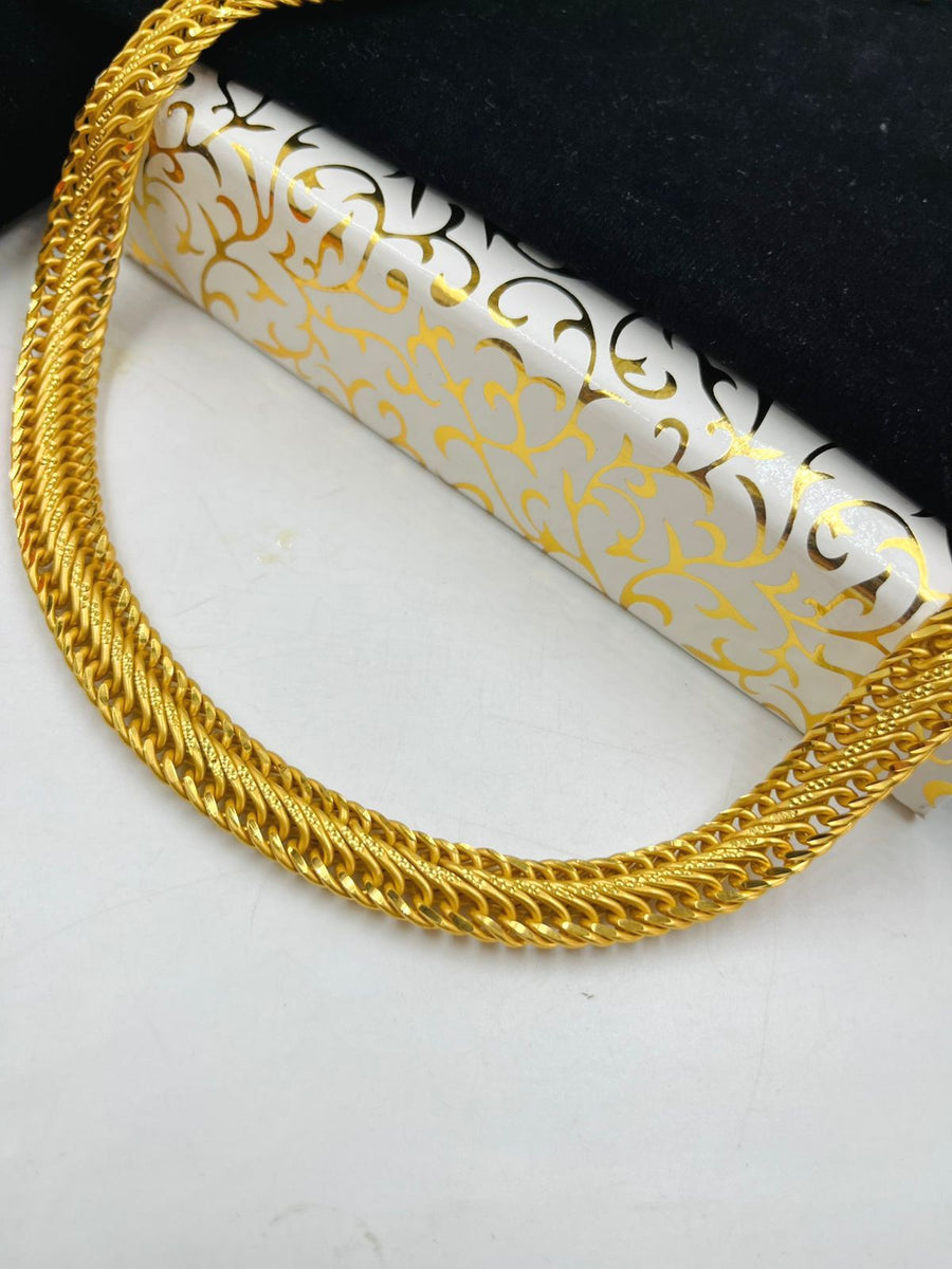 GRAM GOLD ATHDA CHAIN FOR MEN DESIGN A-511 – Radhe Imitation