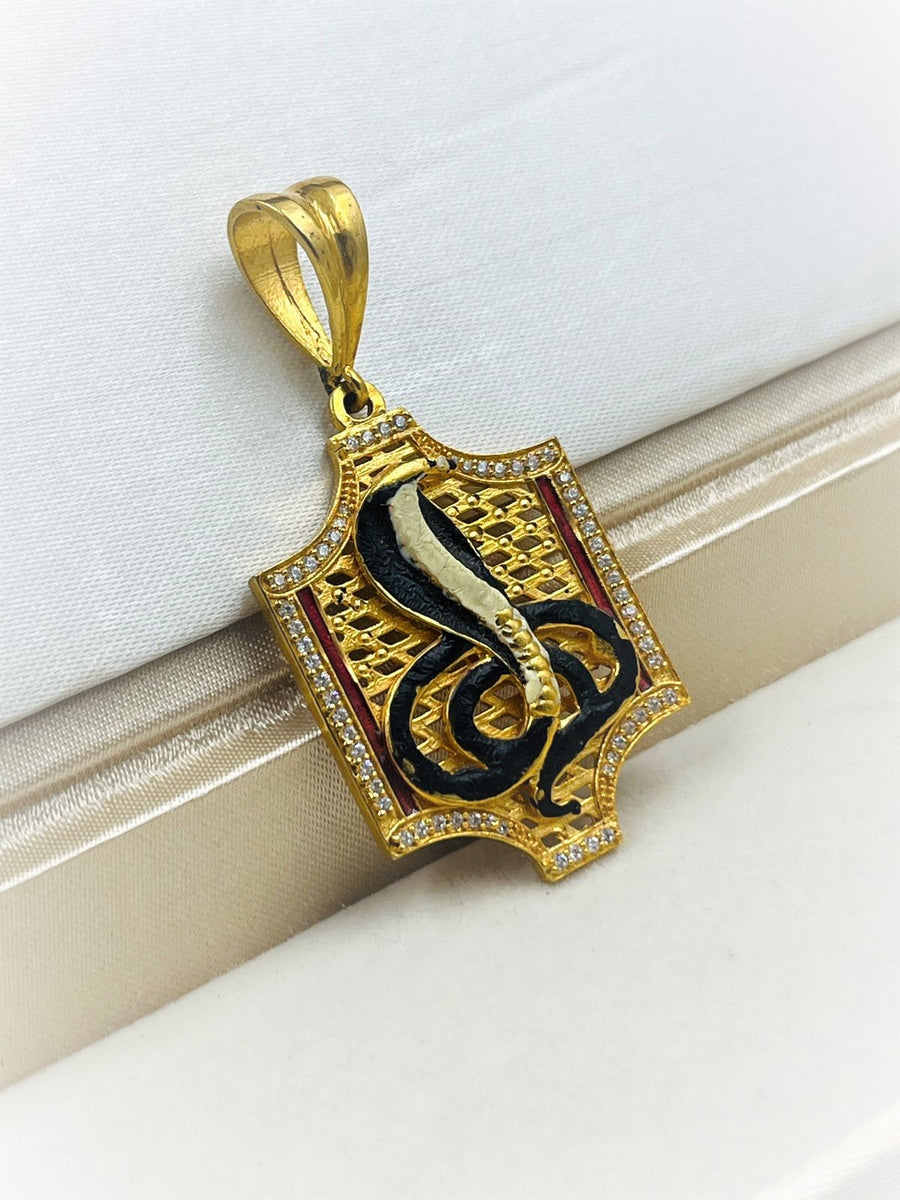 GRAM GOLD GOGA MAHARAJ PENDANT FOR MEN DESIGN A-449