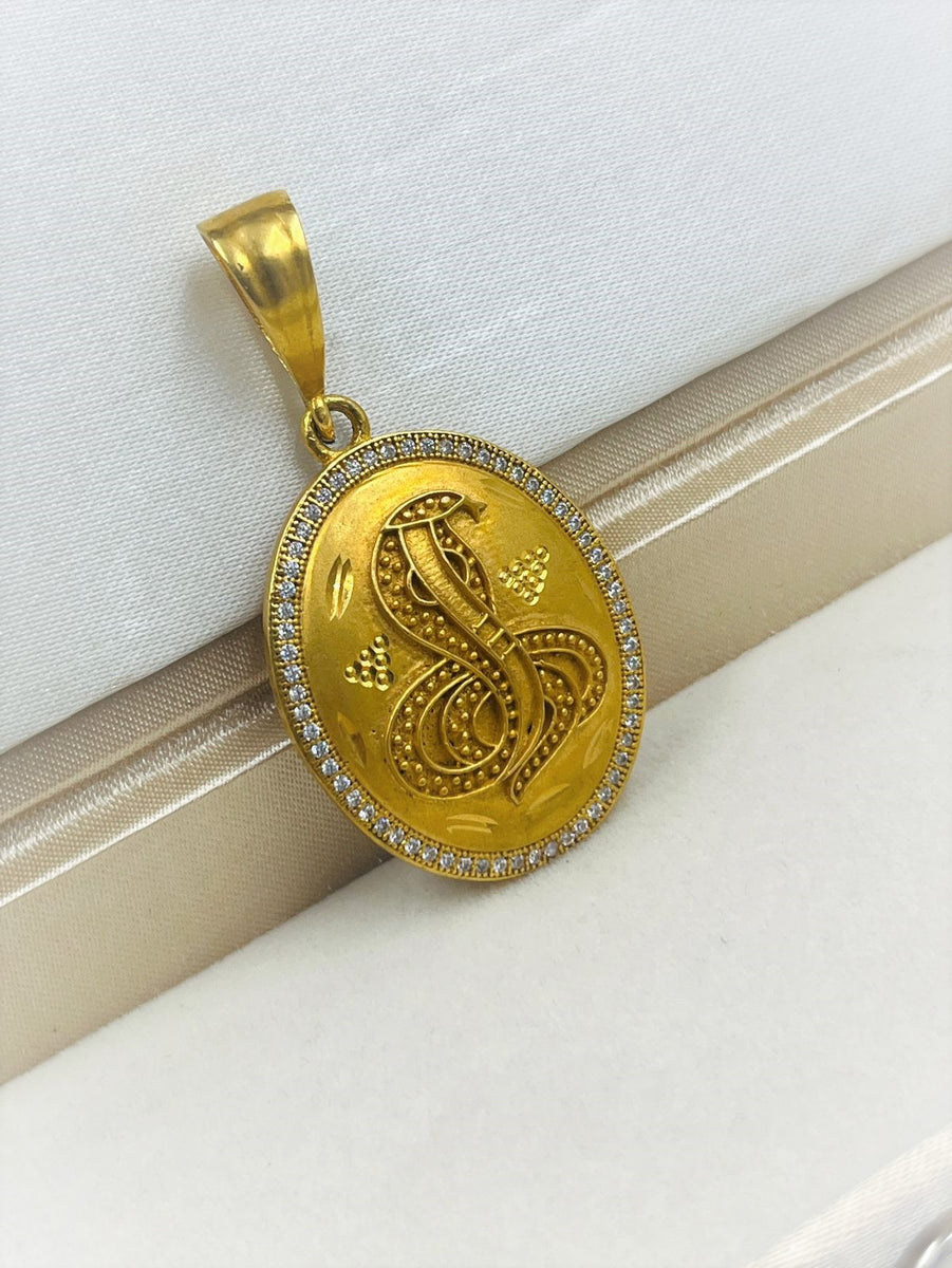 GRAM GOLD GOGA MAHARAJ PENDANT FOR MEN DESIGN A-443