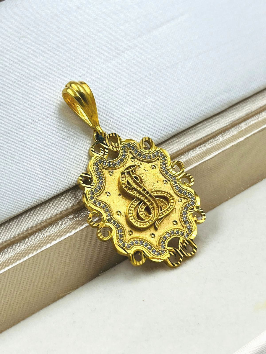 GRAM GOLD GOGA MAHARAJ PENDANT FOR MEN DESIGN A-456