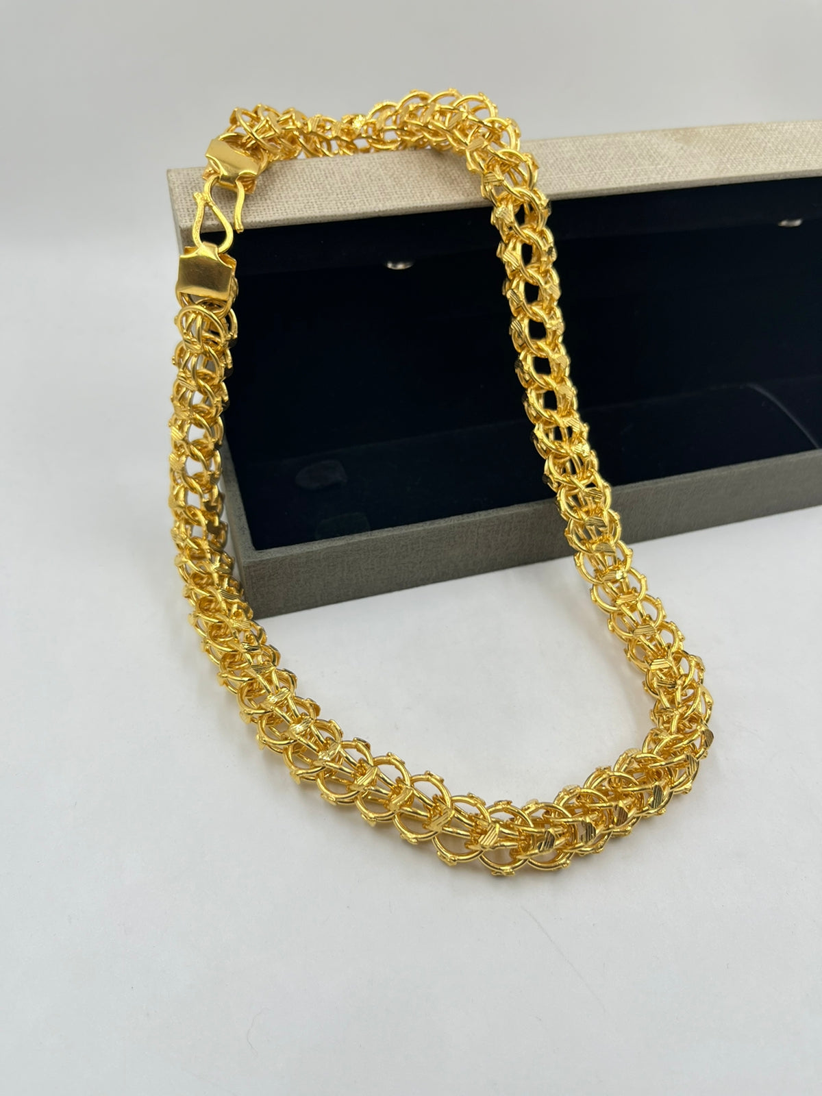 Gop Chain 1 GRAM GOLD PLATING GOP CHAIN FOR MEN DESIGN A-196 – Radhe Imitation