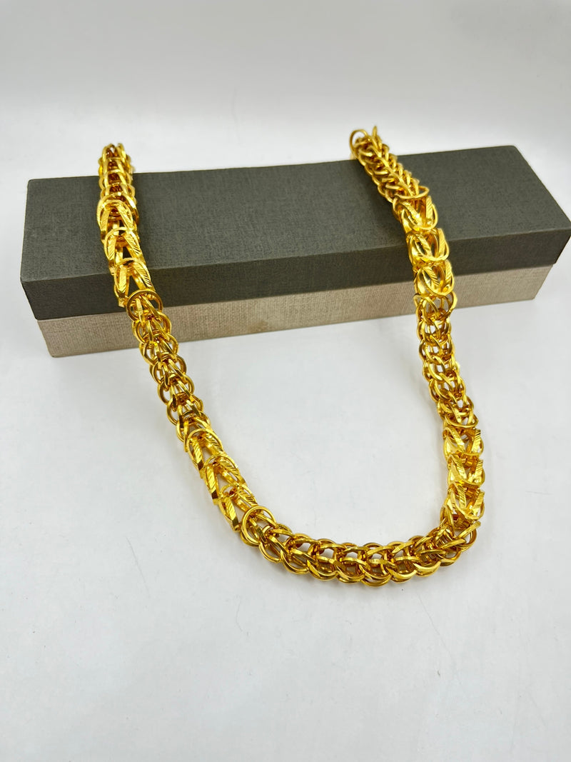 GRAM GOLD PLATING GOP CHAIN FOR MEN DESING A-2001