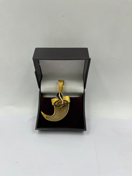 Freemen Lion dubl nail pendantn with gold plated for Men - FMGP63 – Freemen®
