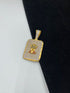 1 GRAM GOLD FORMING DIAMOND PENDANT WITH MUDRA DESIGN A-174