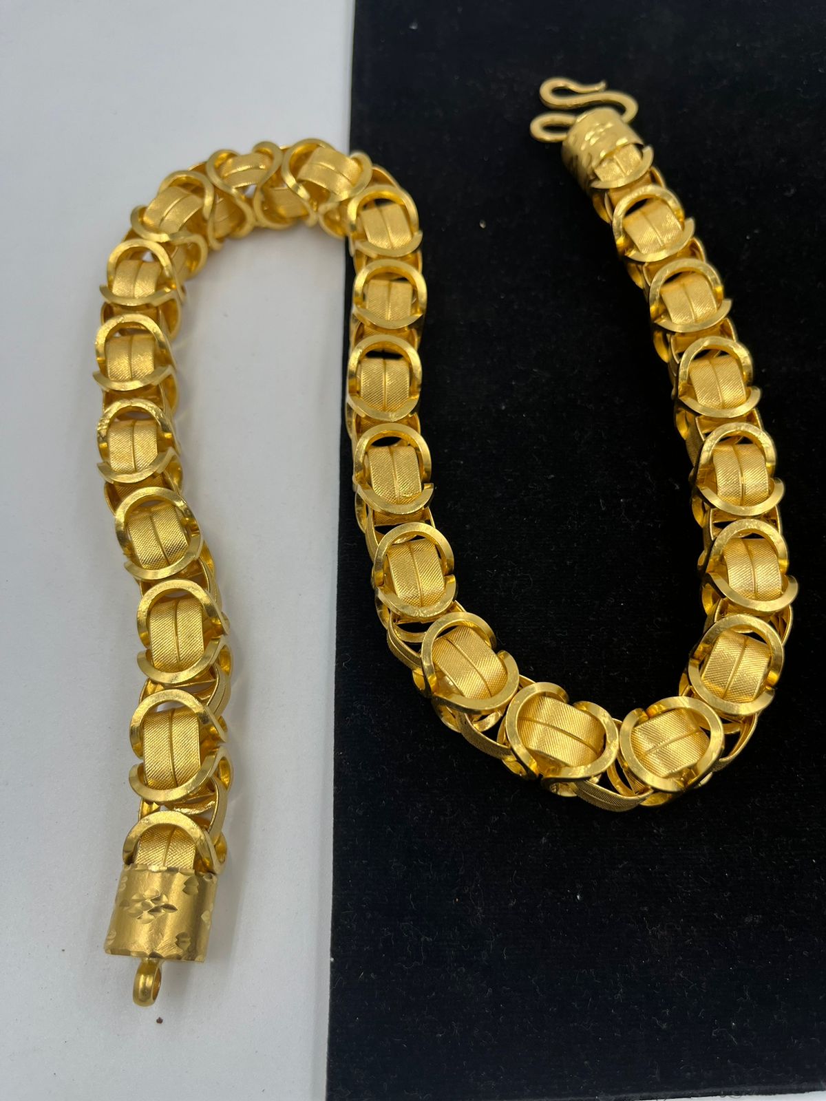 Gop Chain 1 GRAM GOLD FORMING FANCY GOP CHAIN FOR MEN DESIGN A-257 – Radhe Imitation