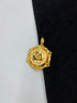 1 GRAM GOLD FORMING GOD SHANKAR MAA PARVATI RAJWADI PENDANT FOR MEN DESIGN A-221