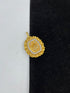 1 GRAM GOLD FORMING OM (AUM) RAJWADI PENDANT FOR MEN DESIGN A-222