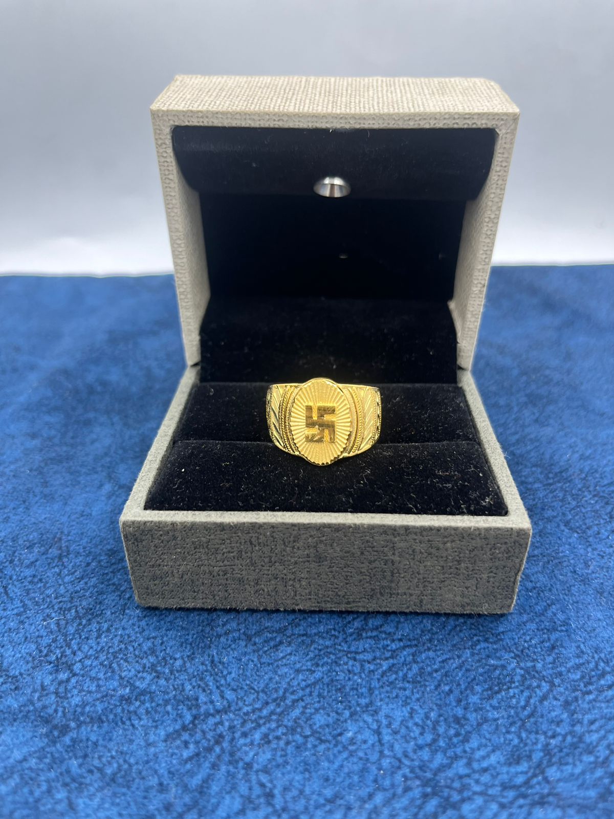 Dare Statement Rings Swastik Ring Brass Gold Plated Ring Price in India -  Buy Dare Statement Rings Swastik Ring Brass Gold Plated Ring Online at Best  Prices in India | Flipkart.com