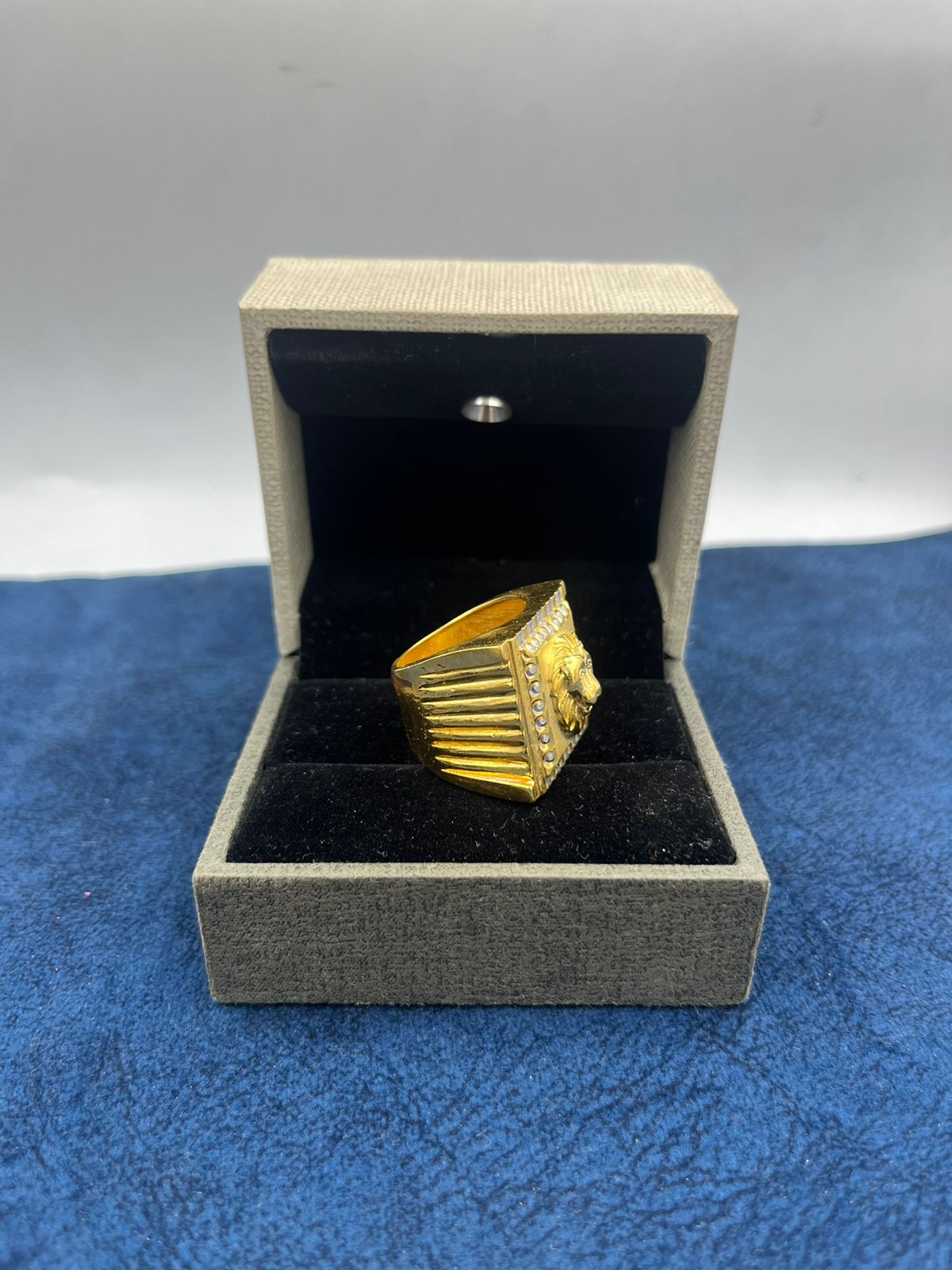 Seal Ring Men's Ring 333 Gold - Size 55 - 12,10 Gram | eBay
