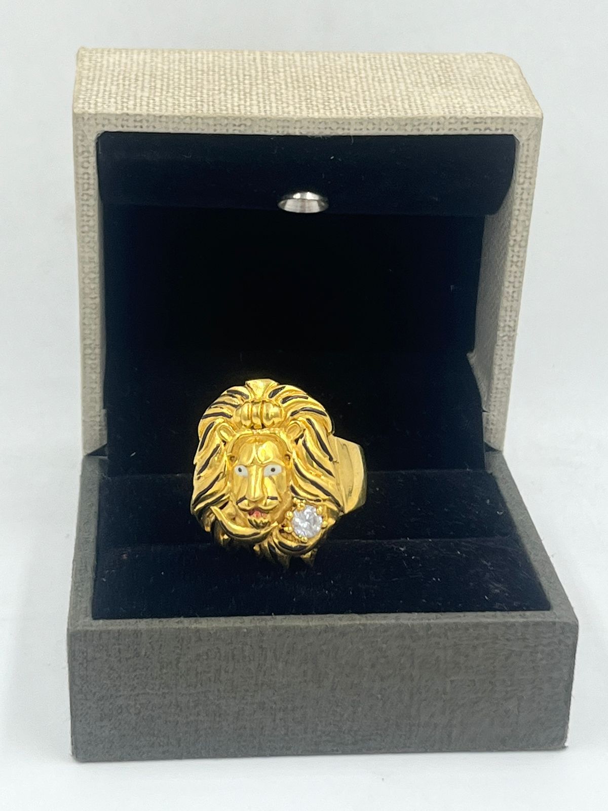Ashtadhatu Lion Face Ring (शेर मुख अंगूठी) | Buy Lion Head Ring
