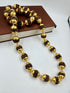 1 GRAM GOLD RUDRAKSHA MALA FOR MEN DESIGN A-68