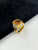 1 GRAM GOLD FORMING YELLOW DIAMOND STONE RING FOR MEN DESIGN A-958