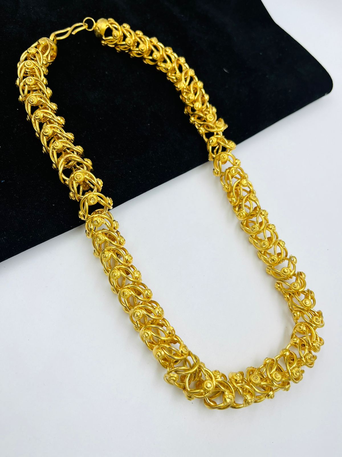 Gop Chain 1 GRAM GOLD FORMING GOP CHAIN FOR MEN DESIGN A-625 – Radhe Imitation