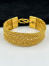1 GRAM GOLD FORMING RAJWADI GANTHNI BRACELET FOR MEN DESIGN A-306