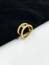 1 GRAM GOLD LADIES DIAMOND RING WOMEN DIAMOND RING DESIGN A-22