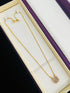 1 GRAM GOLD LADIES , WOMEN CHAIN WITH HEART PENDANT FOR DESIGN A-13
