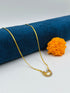 1 GRAM GOLD LADIES , WOMEN CHAIN WITH DIAMOND PENDANT FOR DESIGN A-28
