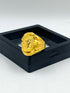 1 GRAM GOLD RAJWADI OM (AUM) RING FOR MEN DESIGN A-1025