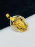 1 GRAM GOLD CHEHAR MAA PENDANT FOR MEN DESIGN A-435