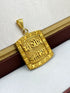 1 GRAM GOLD YAA GAUSH UL MADD PENDANT FOR MEN DESIGN A-489