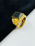 1 GRAM GOLD DIAMOND WITH LION FACE RING FOR MEN DESIGN A-1043