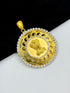 1 GRAM GOLD PLATED MUDRA PENDANT FOR MEN DESIGN A-521