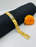1 GRAM GOLD LION FACE DIAMOND BRACELET FOR MEN DESIGN A-388