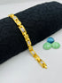 1 GRAM GOLD PLATED BRACELET FOR MEN DESIGN A-402