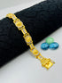 1 GRAM GOLD LION FACE DIAMOND BRACELET FOR MEN DESIGN A-408