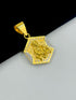 1 GRAM GOLD FORMING GANPATI BAPPA PENDANT FOR MEN DESIGN A-153