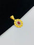 1 GRAM GOLD FORMING DIAMOND PENDANT FOR MEN DESIGN A-50