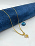 1 GRAM GOLD LADIES , WOMEN CHAIN WITH HEART PENDANT FOR DESIGN A-40