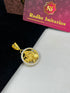 1 GRAM GOLD RADHE KRISHNA DIAMOND FOR MEN DESIGN A-546