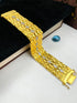 1 GRAM GOLD DIAMOND BRACELET FOR MEN DESIGN A-476
