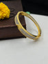 1 GRAM GOLD PLATED DIAMOND KADA FOR MEN DESIGN A-39