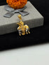1 GRAM GOLD PREMIUM QUALITY KRISHNA WITH COW PENDANT FOR MEN DESIGN A-562