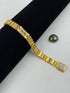 1 GRAM GOLD PREMIUM DIAMOND NEW BRACELET FOR MEN DESIGN A-524