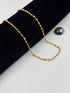 1 GRAM GOLD FORMING TULSI MALA FOR MEN DESIGN A-19