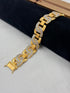 1 GRAM GOLD FORMING DIAMOND BRACELET FOR MEN DESIGN A-457