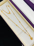1 GRAM GOLD LADIES CHAIN WITH PENDANT , WOMEN'S CHAIN WITH PENDANT DESIGN A-9