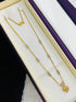 1 GRAM GOLD LADIES CHAIN WITH HEART PENDANT , WOMEN'S CHAIN WITH HEART PENDANT A-11
