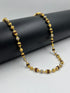 1 GRAM GOLD RUDRAKSHA MALA WITH GOLDEN PARA DESIGN A-91