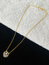 1 GRAM GOLD LADIES , WOMEN CHAIN WITH DIAMOND PENDANT FOR DESIGN A-17