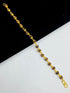 1 GRAM GOLD RUDRAKSHA BRACELET FOR MEN DESIGN A-364