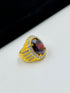 1 GRAM GOLD DIAMOND RING FOR MEN DESIGN A-1059