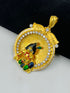 1 GRAM GOLD FORMING KRISHNA PENDANT FOR MEN DESIGN A-181